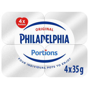 Philadelphia Original Soft Cream Cheese Mini Tub 4 Pack 140G 