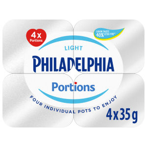 Philadelphia Light Soft Cheese Mini Tubs 4 x 35g