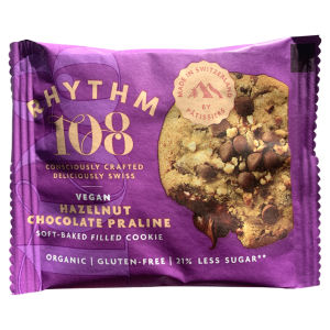 Rhythm 108 Swiss Vegan Hazelnut Chocolate Praline Soft-Baked Filled Cookie