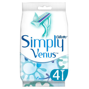 Gillette Simply Venus 2 Women's Disposable Razors 4 Pack