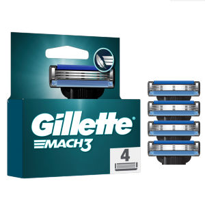 Gillette Mach 3 Men's Razor Blades Refills 4 Pack