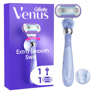 Gillette  Extra Smooth Swirl Women’s Razor, 1 Refill Razor Cartridges