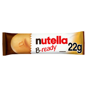 Nutella B-ready Hazelnut Chocolate Spread Filled Cereal Bar Snack 22g