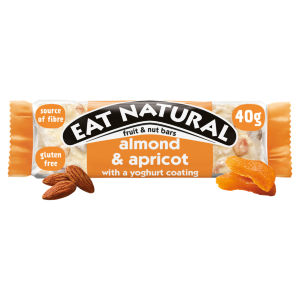 Eat Natural Almond & Apricot Fruit & Nut Bars with a Yoghurt Coating 40g