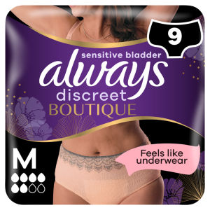 Always Discreet Boutique Incontinence Pants Medium 9 pack