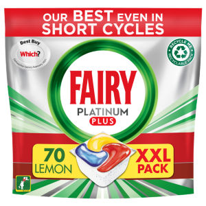 Platinum Plus All In One Dishwasher Tablets Lemon,  Capsules
