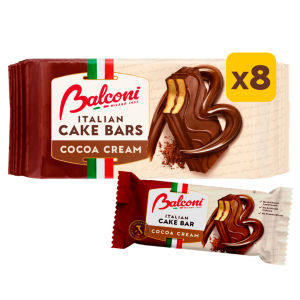 Balconi Italian Cake Bars Cocoa Cream 8 x 35g 