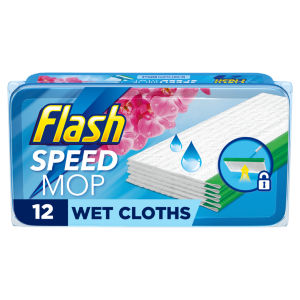Flash Speed Mop Wet Cloths Refills Wild Orchid 10 Pack