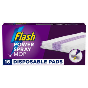 Power Spray Mop Floor Cleaner Disposable Pads, 16 Refills