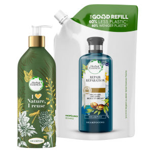 Repair Shampoo with Argan Oil, Reusable Bottle