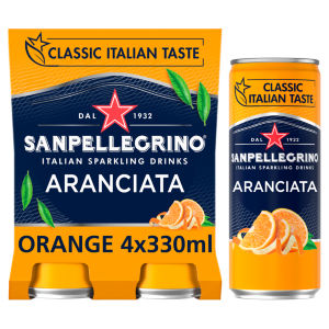 San Pellegrino Classic Taste Orange Glass