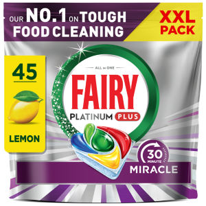 Fairy Platinum Plus Lemon Dishwasher Tablets