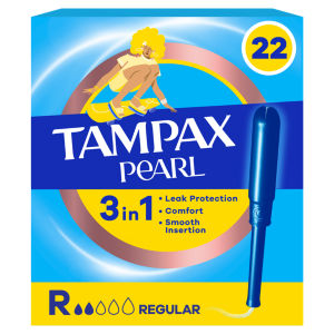 Tampax Pearl Regular Tampons Applicator x22
