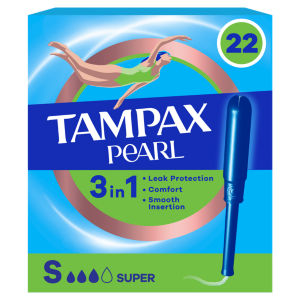 Tampax Pearl Super Tampons 22 Pack