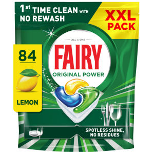 Original Power  Dishwasher Tablets, Lemon, 84 Capsules