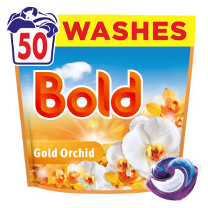 Bold Washing Liquid Pods Gold Orchid 50 washes 985g