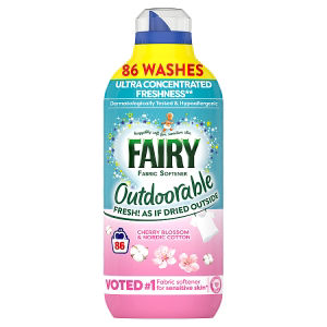 Fairy Outdoorable 86 Washes Cherry Blossom & Nordic Cotton Fabric Softener
