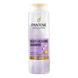 Silky & Glowing Shampoo with Biotin & Keratin Reconstruct 400ml for Dry Hair
