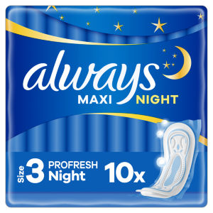Maxi Profresh Night Sanitary Towels (Size 3) X10 Pads