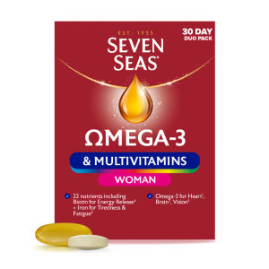 Seven Seas Omega-3 & Multivitamins Women Food Supplement Duo Pack 60s