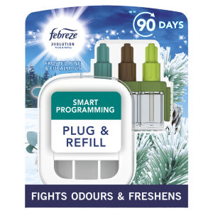 3Volution Plug In Air Freshener Unit & Refill, Frosted Pine & Eucalyptus