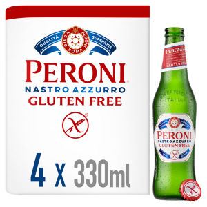 Peroni Nastro Azzurro Gluten Free Beer Bottles 4x330ml