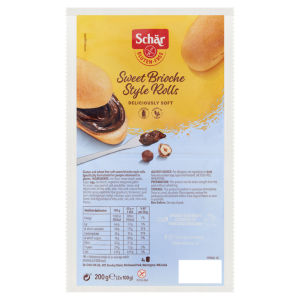 Gluten-Free Sweet Brioche Style Rolls 2 x 100g (200g)