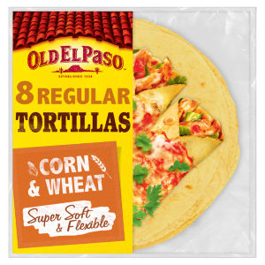 Old El Paso Soft Corn Tortillas Wraps X8 335G