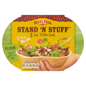Old El Paso Stand ‘N’ Stuff Soft Flour Tortillas Wraps 8Pk 193G