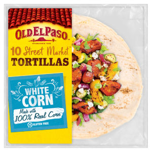 Small Gluten Free Corn Taco Tortilla Wraps x10 208g