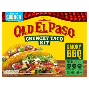 Old El Paso 292g Smoky BBQ Crunchy Taco Kit