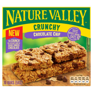 Cereal Bars Crunchy Chocolate Chip 5 x 42g (210g)