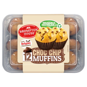 Choc Chip Muffins with Belgian Chocolate