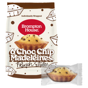 Choc Chip Madeleines French Style 165g (6 x 27.5g)