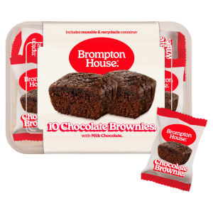 Chocolate Brownies with Milk Chocolate 10 x 25g (250g)