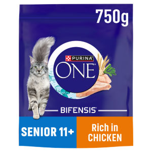 Senior 11+ Chicken Dry Cat Food 750g