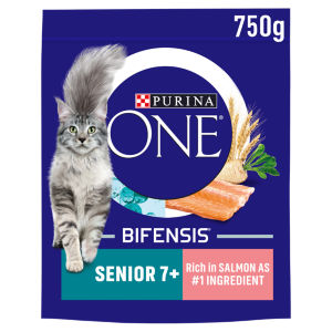 Senior 7+ Salmon Dry Cat Food 750g