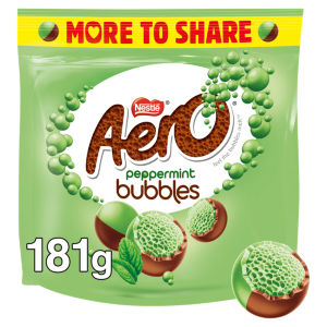 Aero Bubbles Peppermint Share Bag 181g 