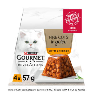 Revelations Gelee Chicken in Jelly Wet Cat Food 4x57g