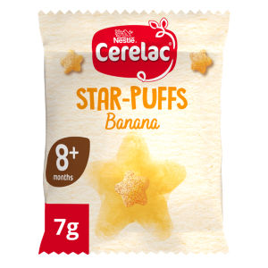 Banana Star-Puffs Baby Food Snack 8+ Months 7g