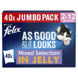 As Good As It Looks Kitten Mixed Selection in Jelly 40x85g