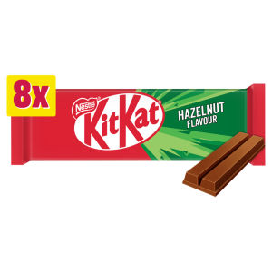 KitKat 2 Finger Hazelnut Flavour 8 Pack 8 x 20.7g