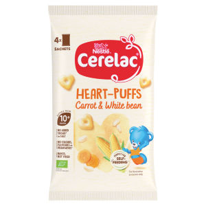 Heart-Puffs Carrot & White Bean 10+ months 4 x 7g (28g)