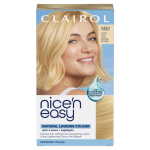 Nice'n Easy Permanent Hair Dye Ultralight Cool Summer Blonde SB2