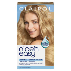 Nice'n Easy Permanent Hair Dye, 9G Light Golden Blonde