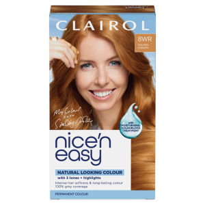 Nice'n Easy Permanent Hair Dye, 8WR Golden Auburn