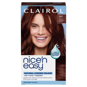 Clairol Nice'n Easy Hair Dye 5M Medium Mahogany Brown