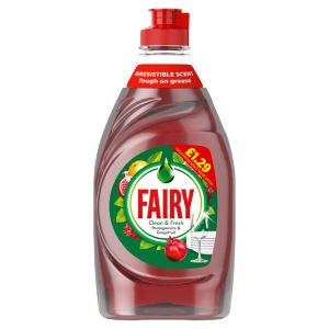 Fairy Clean & Fresh Washing Up Liquid - Pomegranate & Grapefruit 320ml