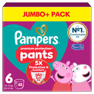 Pampers Premium Protection Nappies Taped Size 6 Giant Jumbo