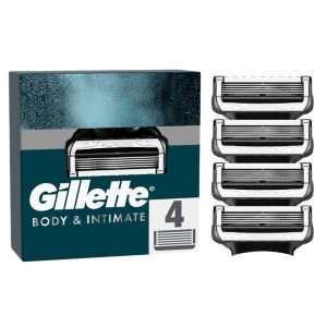 Body and Intimate Razor Cartridges, 4 Razor Blade Refills
